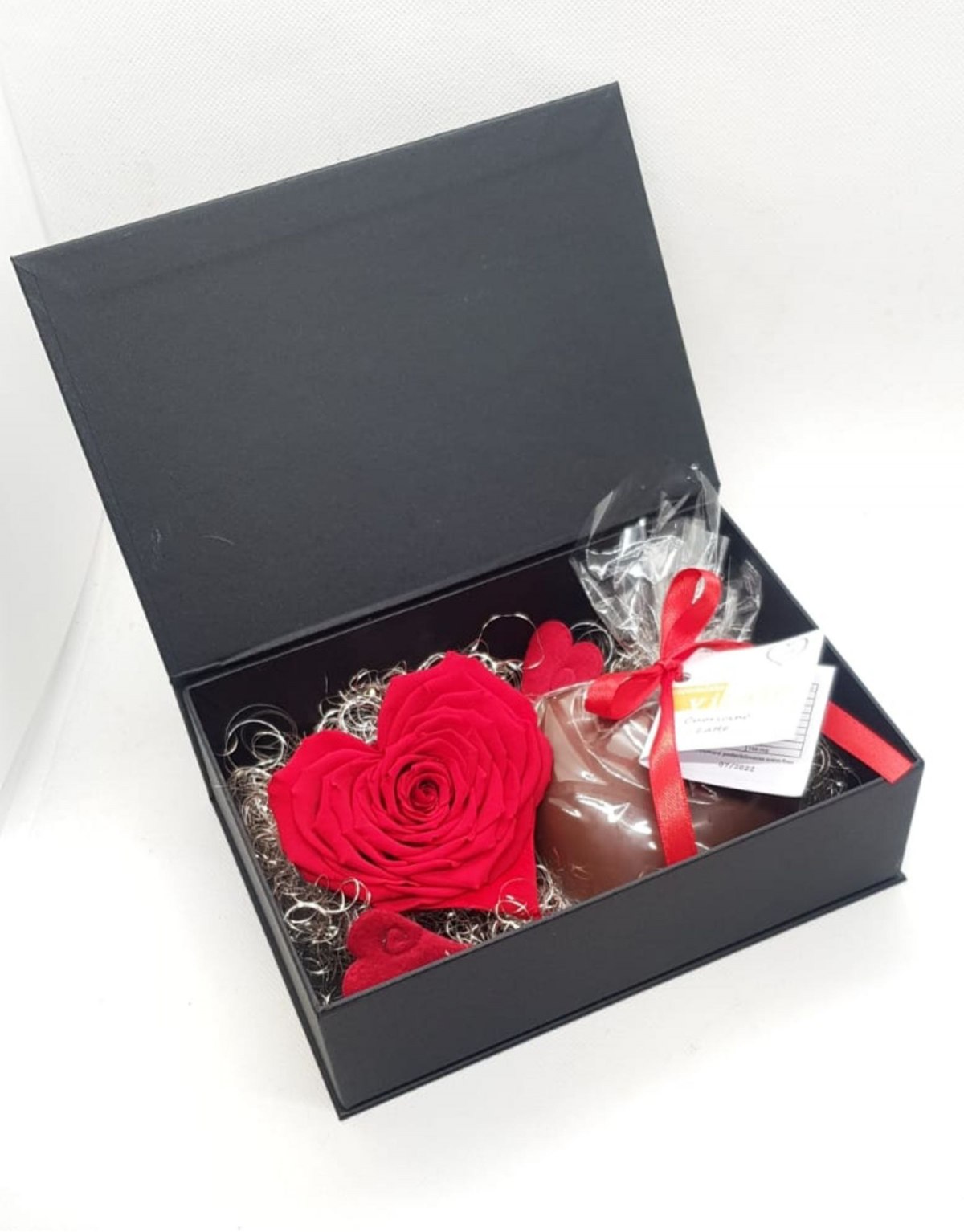 Rosa Stabilizzata Rossa con...