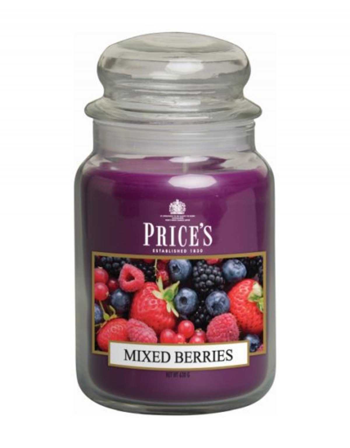 Scented candle in large jar...