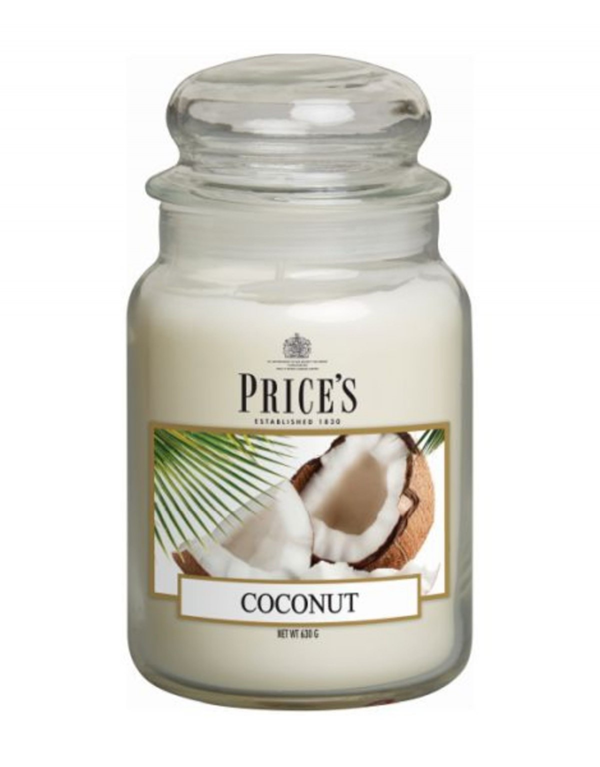 Scented candle in large jar...
