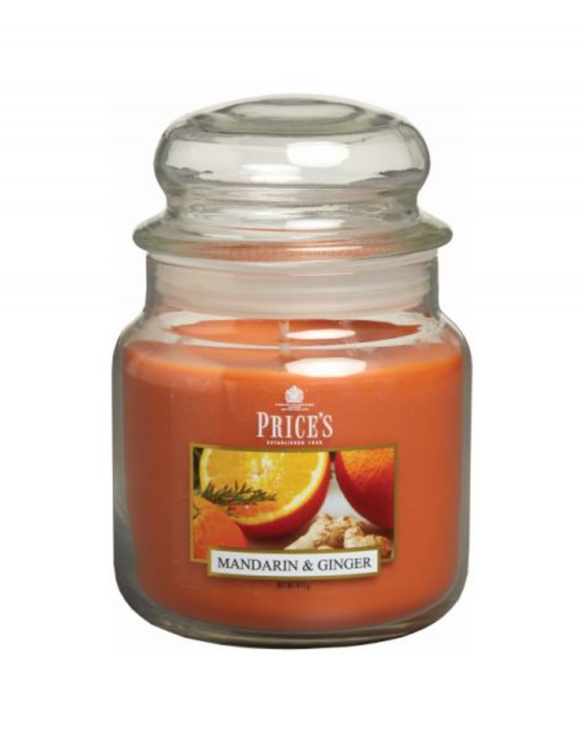 Price's Candle Mandarin e Ginger 411g 90h Giara media – Miele Profumi  Collection