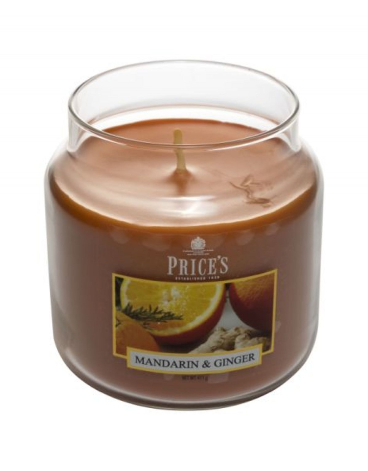 Price's Candle Mandarin e Ginger 411g 90h Giara media – Miele Profumi  Collection