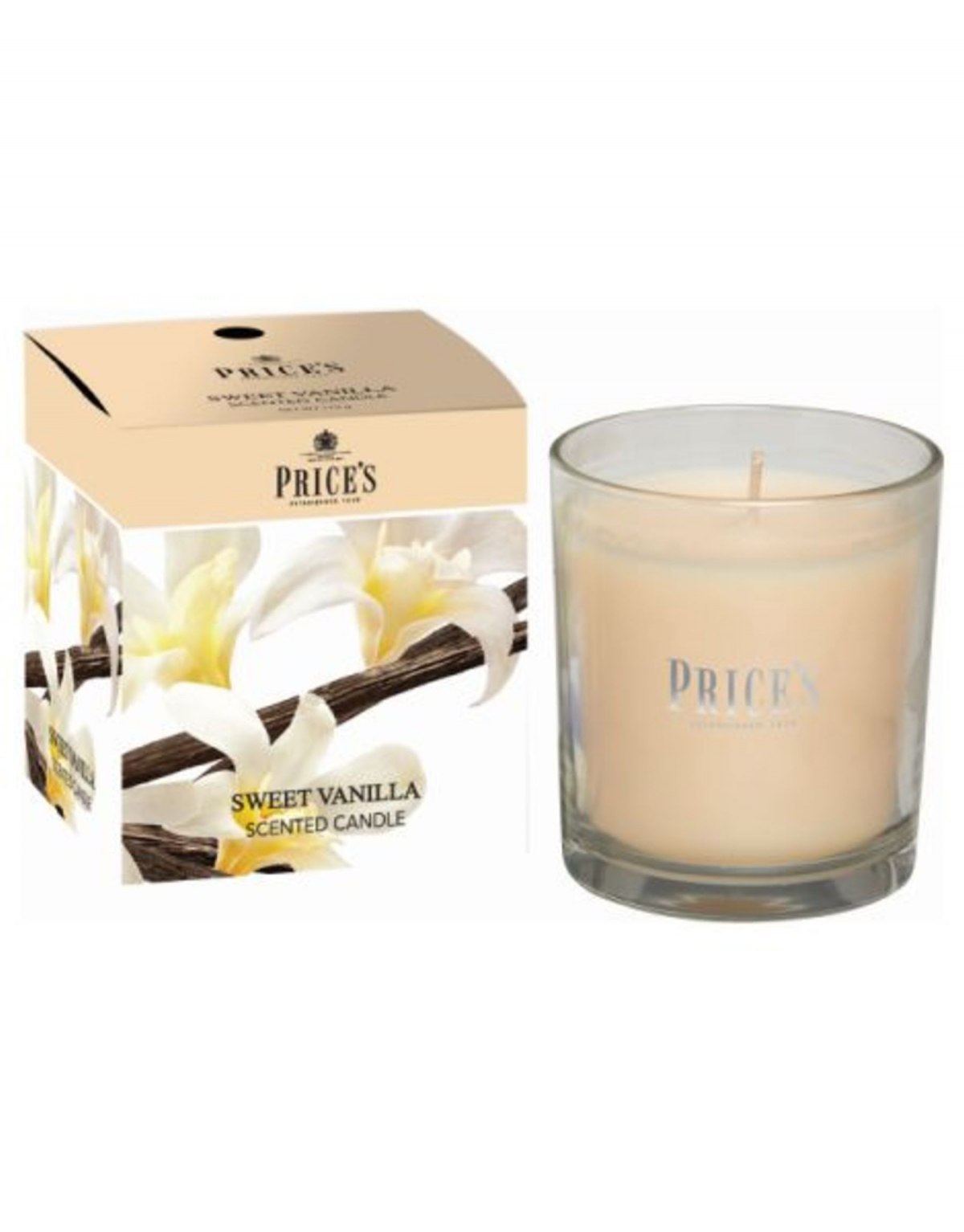 Candela Profumata in vasetto - Sweet Vanilla di Price's Candles